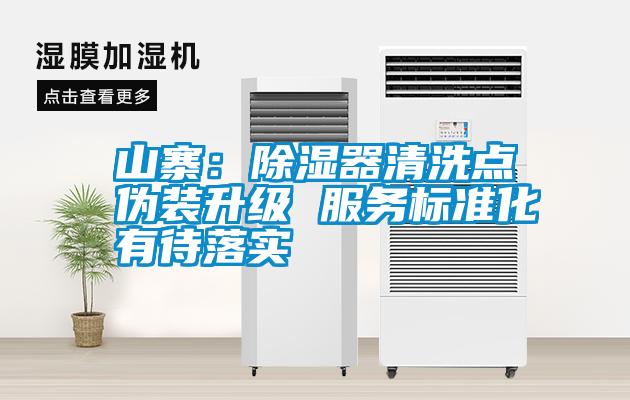 山寨：除濕器清洗點偽裝升級 服務(wù)標(biāo)準(zhǔn)化有待落實