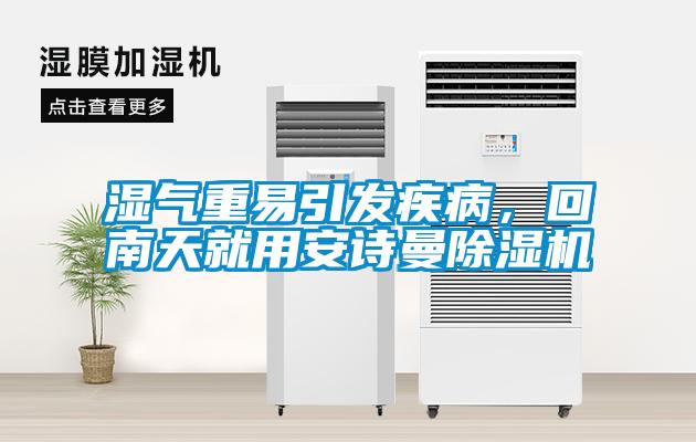 濕氣重易引發疾病，回南天就用安詩曼除濕機