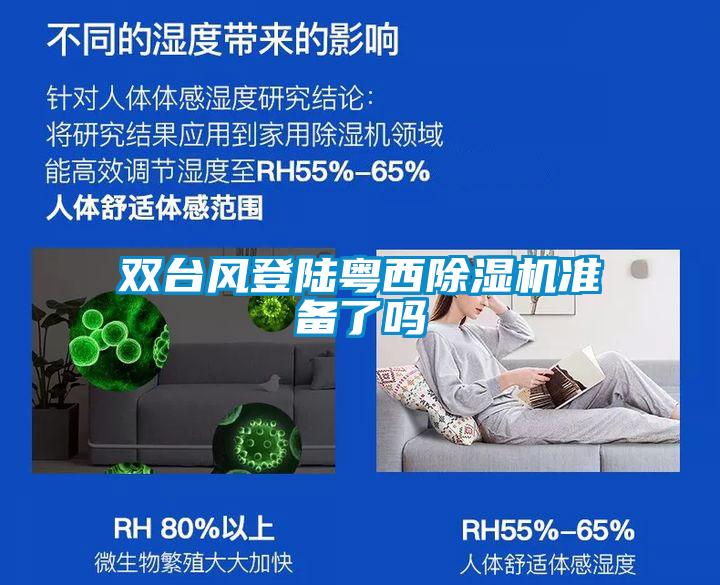 雙臺風登陸粵西除濕機準備了嗎