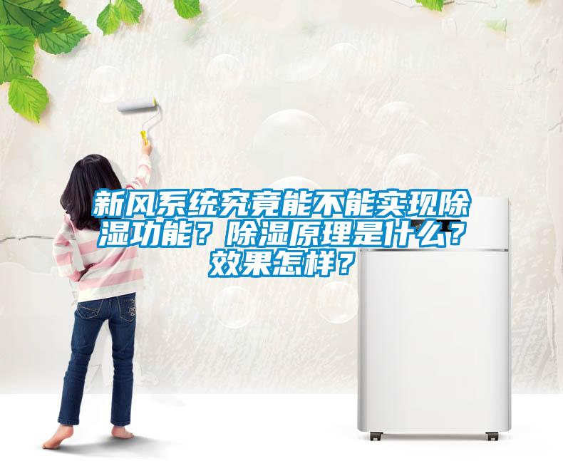 新風(fēng)系統(tǒng)究竟能不能實(shí)現(xiàn)除濕功能？除濕原理是什么？效果怎樣？