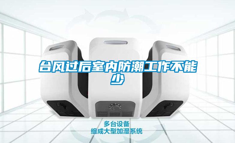 臺風過后室內防潮工作不能少