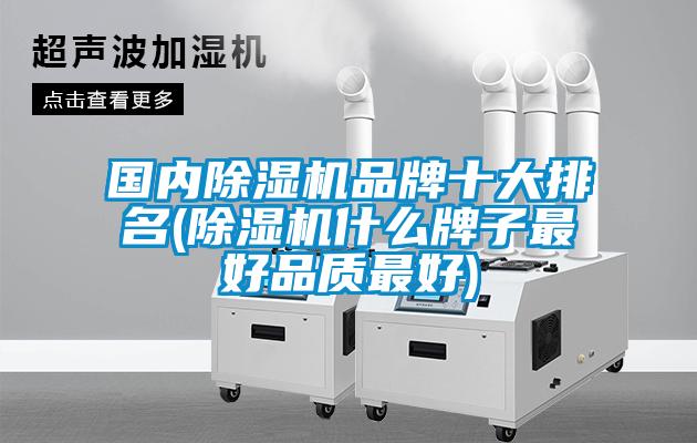 國內除濕機品牌十大排名(除濕機什么牌子最好品質最好)