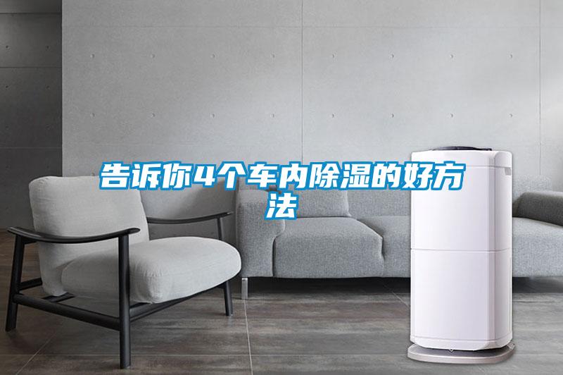 告訴你4個(gè)車內(nèi)除濕的好方法