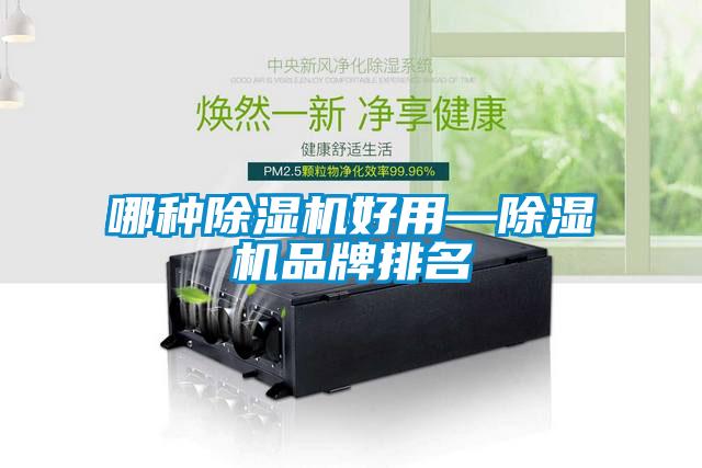 哪種除濕機好用—除濕機品牌排名