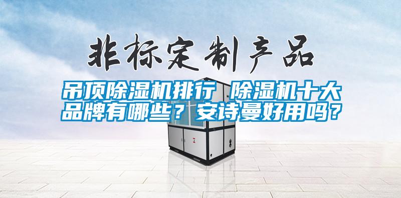 吊頂除濕機排行 除濕機十大品牌有哪些？安詩曼好用嗎？