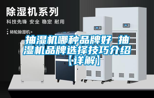 抽濕機(jī)哪種品牌好 抽濕機(jī)品牌選擇技巧介紹【詳解】