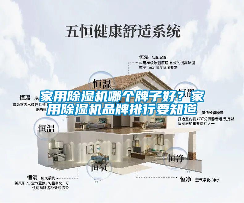 家用除濕機哪個牌子好？家用除濕機品牌排行要知道