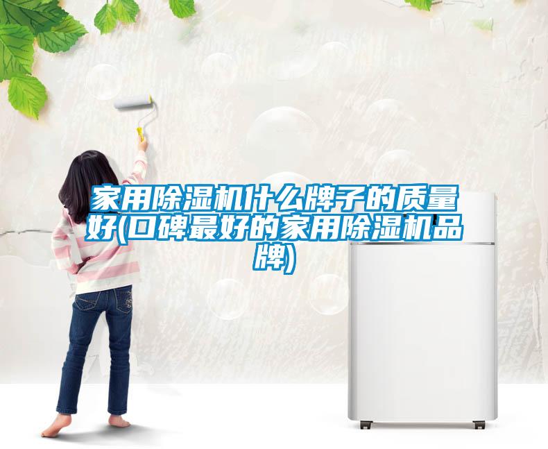 家用除濕機(jī)什么牌子的質(zhì)量好(口碑最好的家用除濕機(jī)品牌)