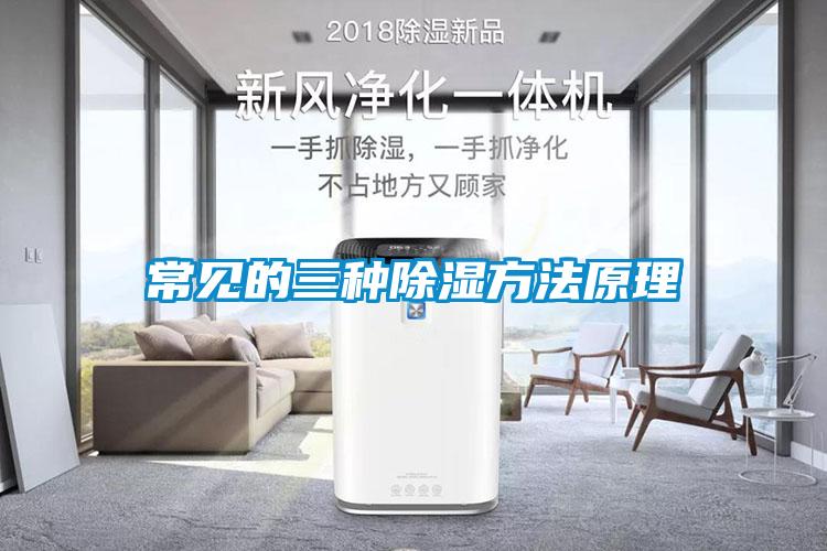 常見的三種除濕方法原理