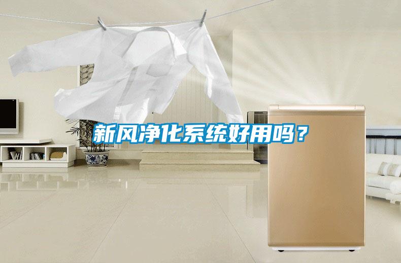 新風凈化系統好用嗎？