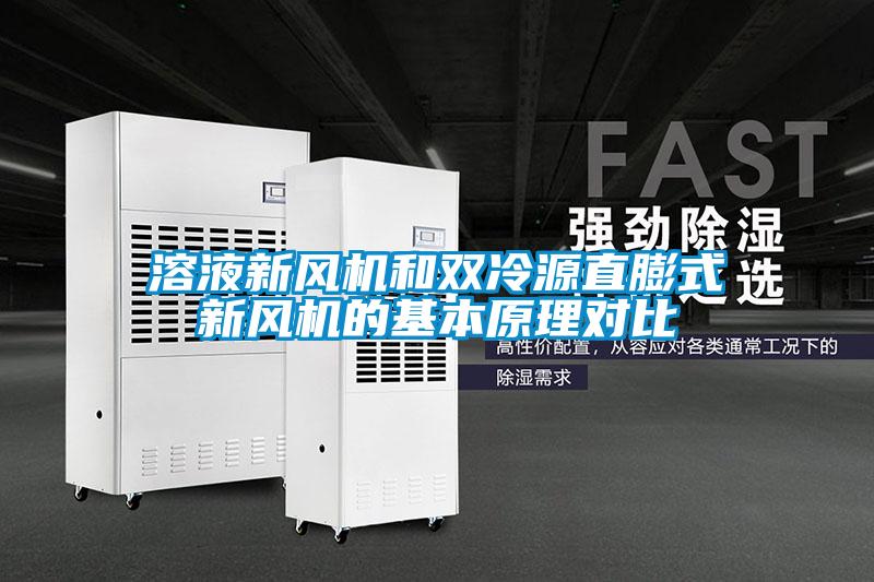 溶液新風機和雙冷源直膨式新風機的基本原理對比