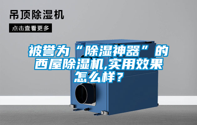 被譽為“除濕神器”的西屋除濕機,實用效果怎么樣？
