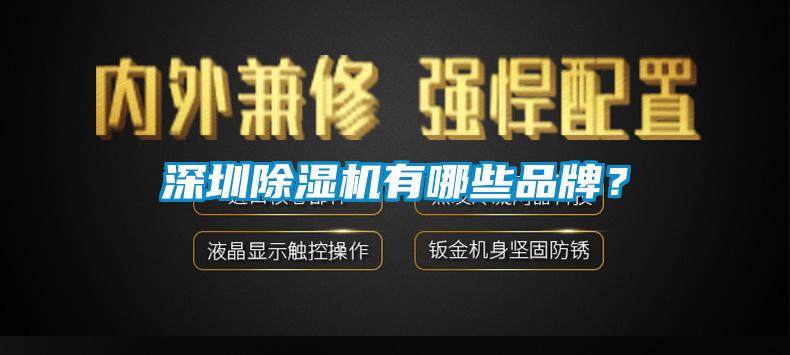 深圳除濕機有哪些品牌？