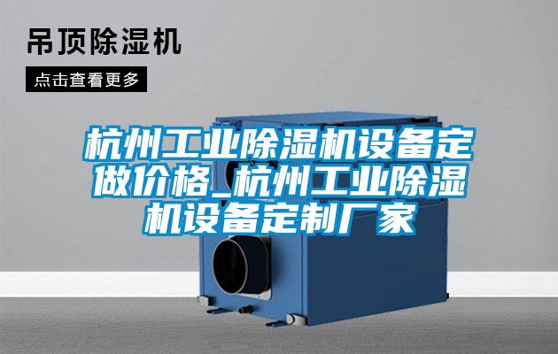 杭州工業除濕機設備定做價格_杭州工業除濕機設備定制廠家
