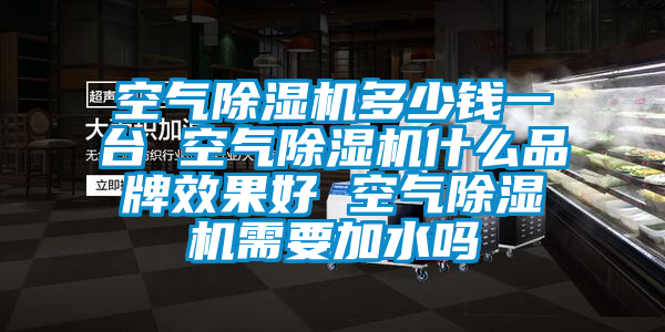 空氣除濕機多少錢一臺 空氣除濕機什么品牌效果好 空氣除濕機需要加水嗎