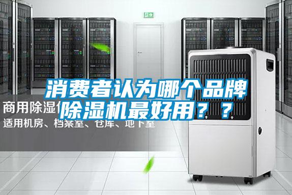 消費者認為哪個品牌除濕機最好用？？