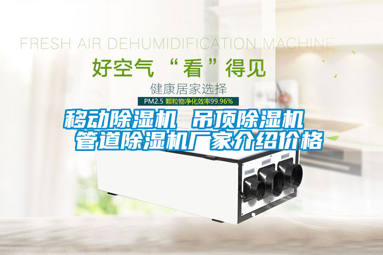 移動除濕機 吊頂除濕機  管道除濕機廠家介紹價格