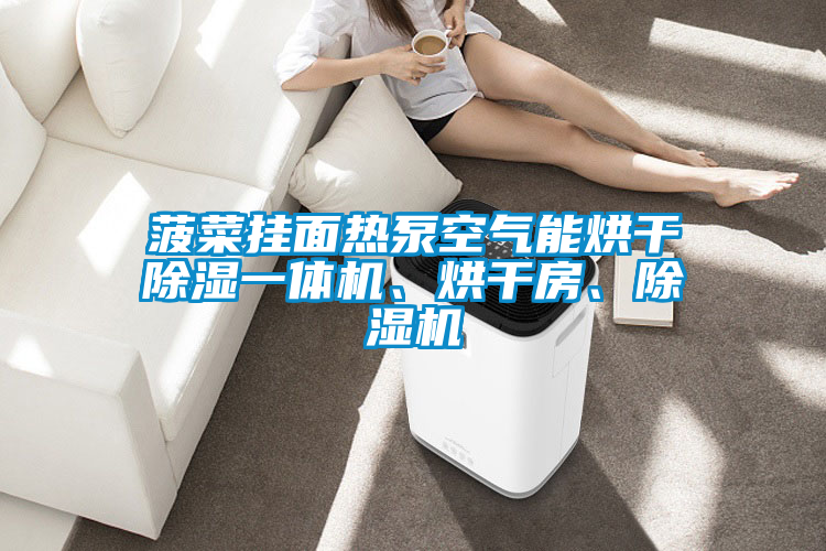 菠菜掛面熱泵空氣能烘干除濕一體機、烘干房、除濕機