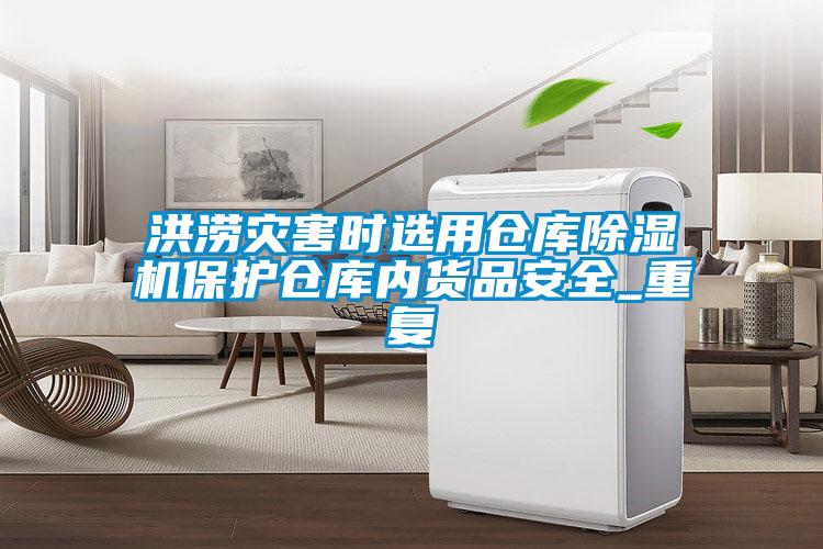 洪澇災害時選用倉庫除濕機保護倉庫內貨品安全_重復