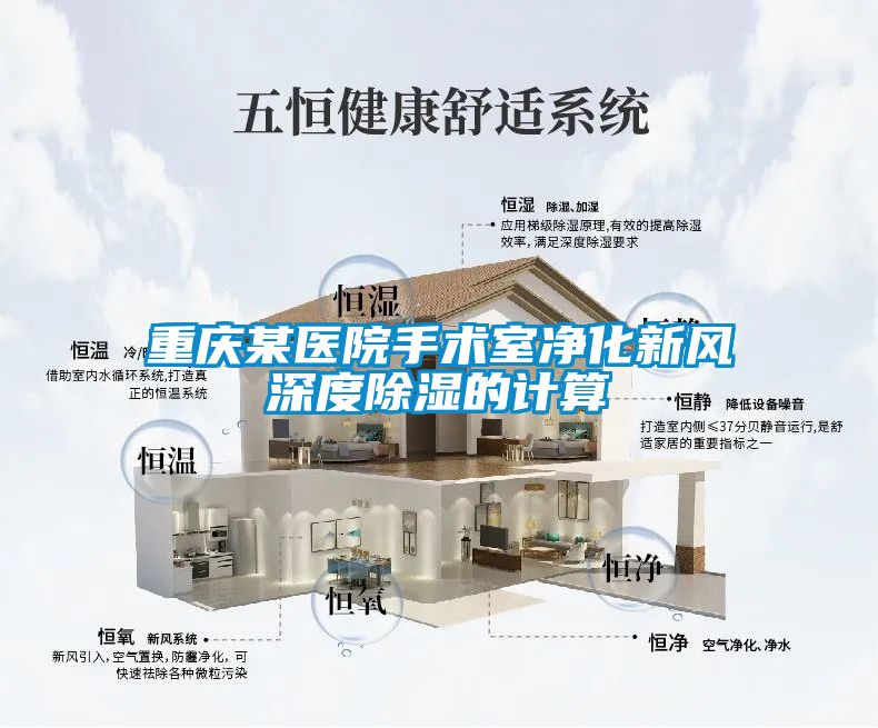重慶某醫院手術室凈化新風深度除濕的計算