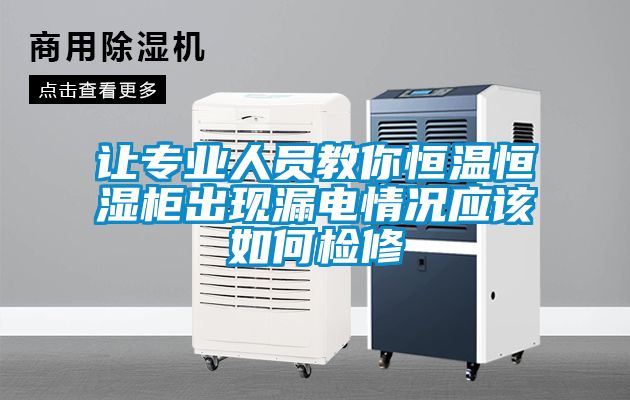 讓專業(yè)人員教你恒溫恒濕柜出現(xiàn)漏電情況應該如何檢修
