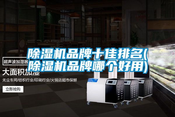 除濕機品牌十佳排名(除濕機品牌哪個好用)
