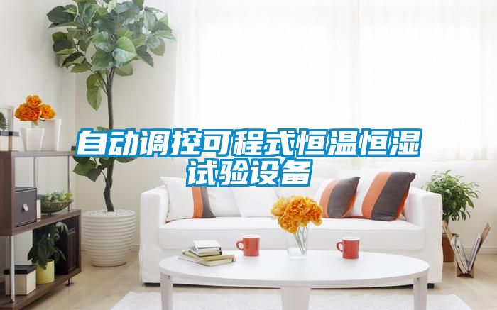 自動調控可程式恒溫恒濕試驗設備