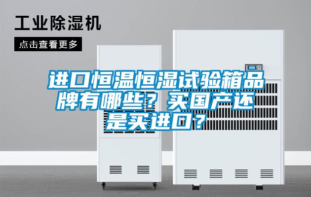 進口恒溫恒濕試驗箱品牌有哪些？買國產(chǎn)還是買進口？