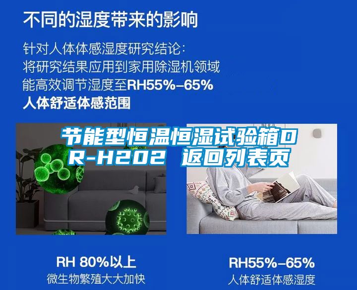 節能型恒溫恒濕試驗箱DR-H202 返回列表頁