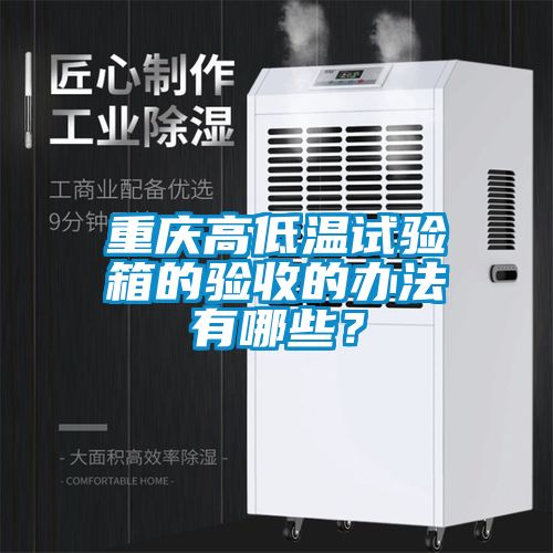 重慶高低溫試驗箱的驗收的辦法有哪些？